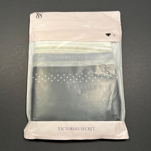 Victoria's Secret Other - Victoria Secret Medium M Brief Panties High Waist Leg Cotton Gift Set - Lot of 5